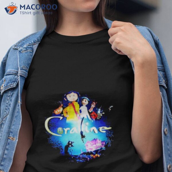 Coraline Poster Girls Shirt