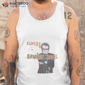costello spainsh elvis shirt tank top