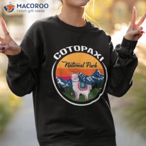 cotopaxi souvenir national park ecuador llama nature hiking shirt sweatshirt 2