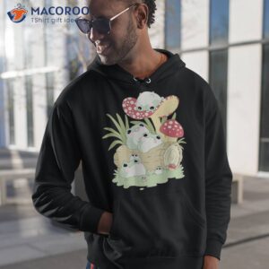 cottagecore aesthetic frog lying on mushroom cute lover s shirt hoodie 1