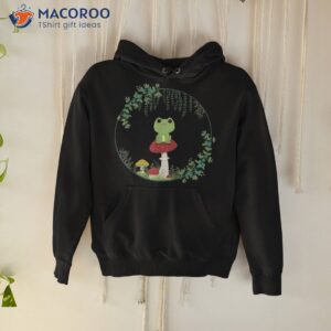 cottagecore aesthetic kawaii frog goblincore cute mushroom shirt hoodie