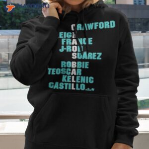 crawford raleigh france j rod suarez robbie teoscar kelenic castillo shirt hoodie