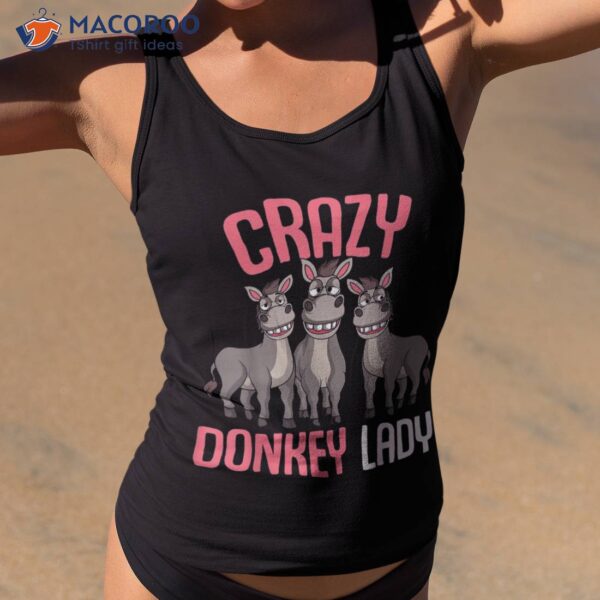 Crazy Donkey Lady Lover Shirt