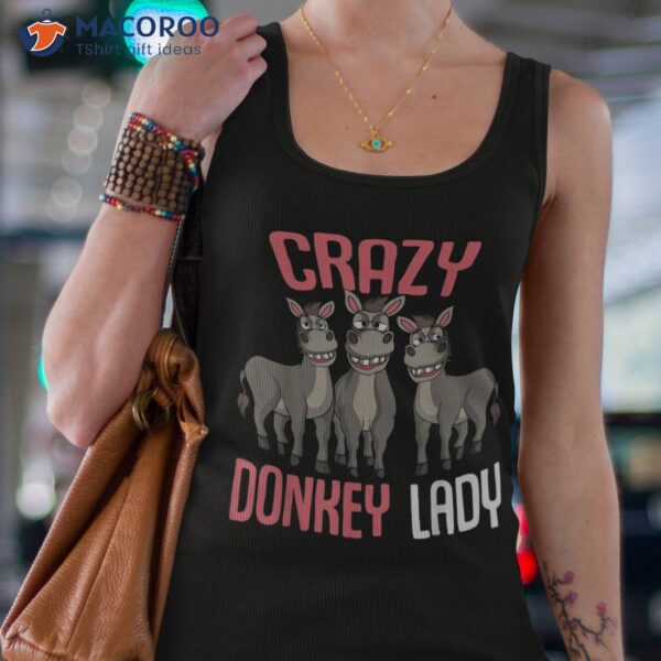 Crazy Donkey Lady Lover Shirt