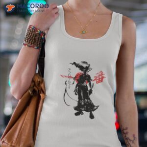 crimson afro black and white afro samura shirt tank top 4