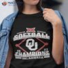 Crimson Oklahoma Sooners 2023 Big 12 Softball Regular Season Champions Shirt