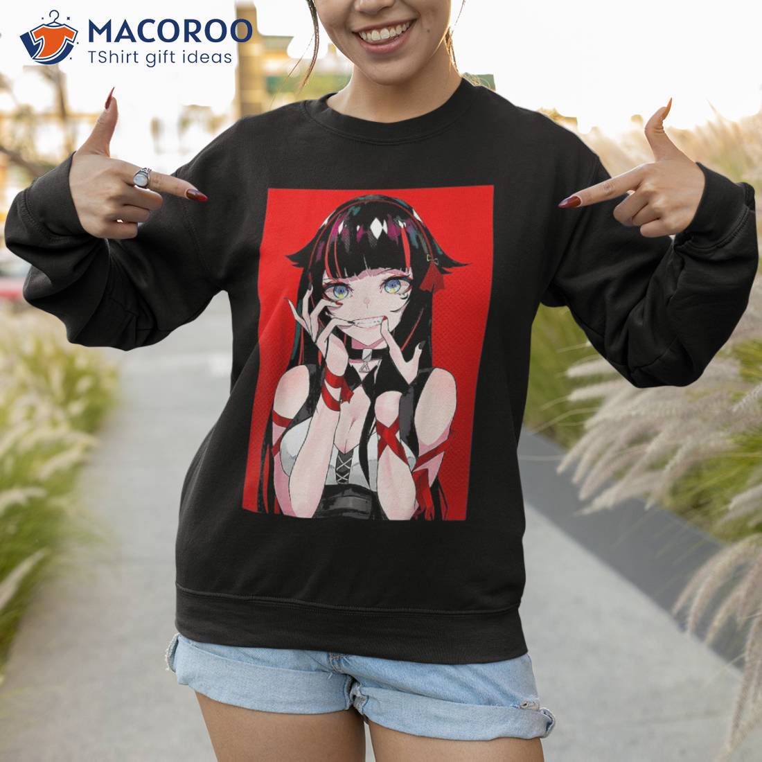 Anime Girl Japanese Aesthetic Anime Otaku Gift T Shirts, Hoodies,  Sweatshirts & Merch