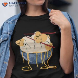 cute anime merch cat design japanese ra noodle clothes shirt tshirt