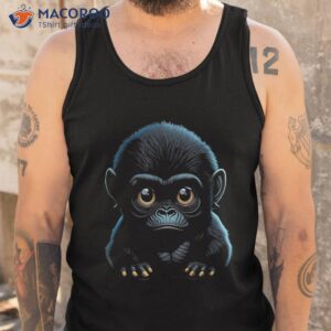 cute baby monkey child safari savannah shirt tank top