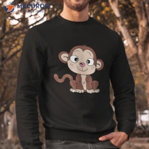 cute baby monkey funny shirt sweatshirt