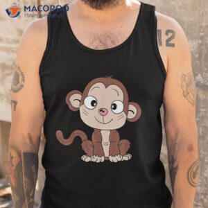 cute baby monkey funny shirt tank top