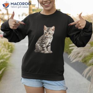 cute bengal cat lover kitten shirt sweatshirt 1