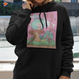 cute cottagecore frog strawberry retro 90s kawaii aesthetic shirt hoodie 2