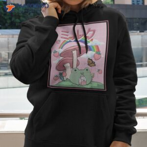 cute cottagecore frog strawberry retro 90s kawaii aesthetic shirt hoodie