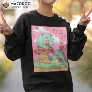 cute cottagecore frog strawberry retro 90s kawaii aesthetic shirt sweatshirt 2