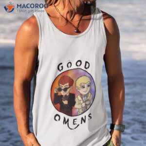 cute fanart good omens series shirt tank top