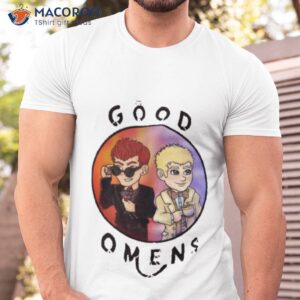 cute fanart good omens series shirt tshirt