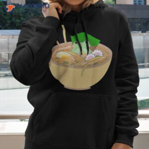 cute kawaii frog eating in ra bowl shirt hoodie