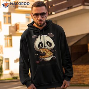 cute pepperoni pizza panda bear calzone fast food teddy shirt hoodie 2