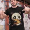 Cute Pepperoni Pizza Panda Bear Calzone Fast Food Teddy Shirt