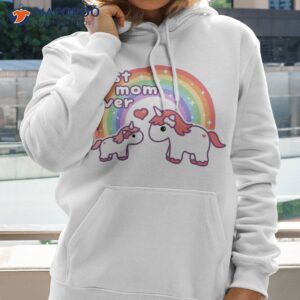 cute unicorn mom t shirt hoodie