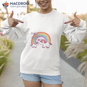 cute unicorn mom t shirt sweatshirt