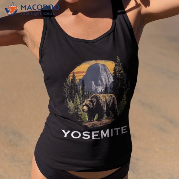 Cute Yosemite Shirt American Bear California National Parks