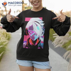 cybergoth girl cyberpunk anime waifu cyber kei raver goth shirt sweatshirt 1 1