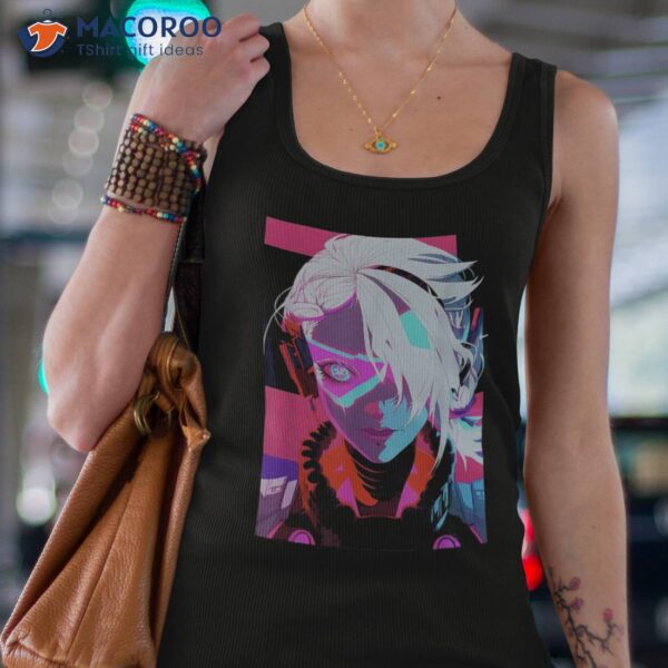 Cybergoth Girl Cyberpunk Anime Waifu Cyber Kei Raver Goth Shirt