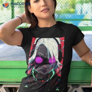 Cybergoth Girl Cyberpunk Anime Waifu Cyber Kei Raver Goth Shirt