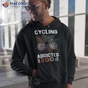 cycling addicted 2004 20th birthday bicycle racing bike shirt hoodie 1