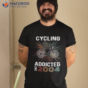 cycling addicted 2004 20th birthday bicycle racing bike shirt tshirt 2