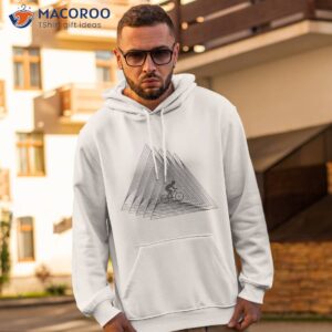 cyclist in absorbing triangles shirt hoodie 2