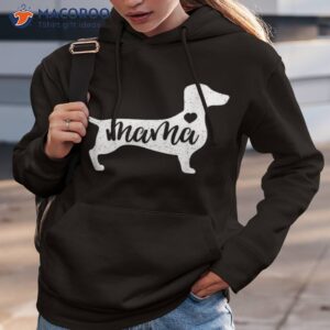 dachshund mothers day mama dog mom paw lover gift shirt hoodie 3