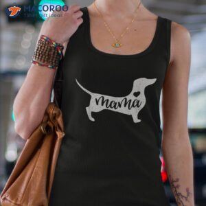 dachshund mothers day mama dog mom paw lover gift shirt tank top 4