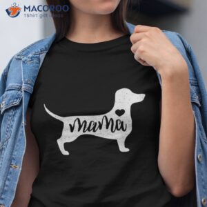 dachshund mothers day mama dog mom paw lover gift shirt tshirt