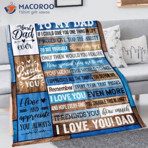 Dad Birthday Gifts For Dad From Daughter Son Best Christmas Dad Gifts Soft Throw Blanket