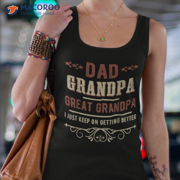 Dad Grandpa Great Family Happy Fathers Day S Shirt