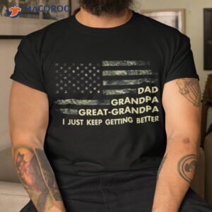 dad grandpa great shirt fathers day flag gift tee tshirt