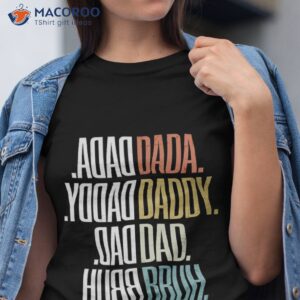 Dada Daddy Dad Bruh Mirror Best Dad Fathers Day T-Shirt