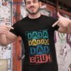Dada Daddy Dad Bruh Retro Vintage Funny Fathers Day 2023 Unisex T-Shirt