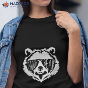 daddy bear face with sunglasses cool shirt tshirt