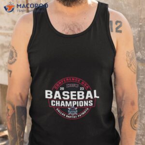 dallas baptist patriots 2023 conference usa baseball tournament champions shirt tank top