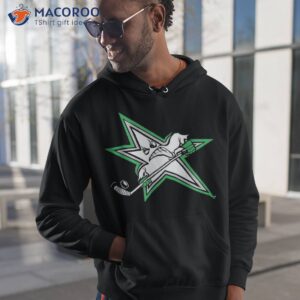 dallas hockey texas fans star logo player mascot cartoon shirt hoodie 1