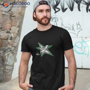 dallas hockey texas fans star logo player mascot cartoon shirt tshirt 3