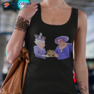 dame edna everage and queen elizabeth ii by james brennan shirt tank top 4