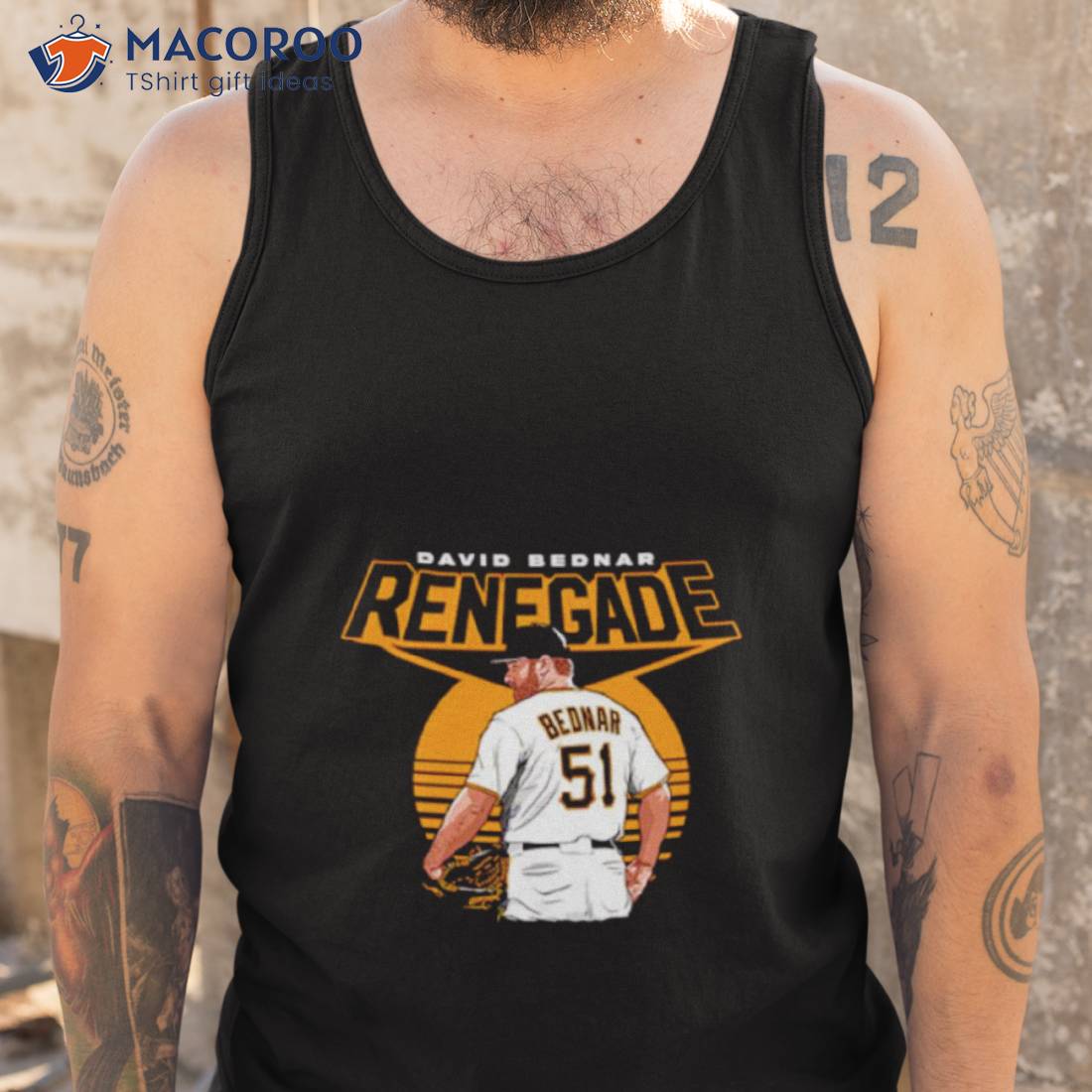 David Bednar Pittsburgh Pirates Renegade Shirt David Bednar Pittsburgh Pirates Renegade Shirt