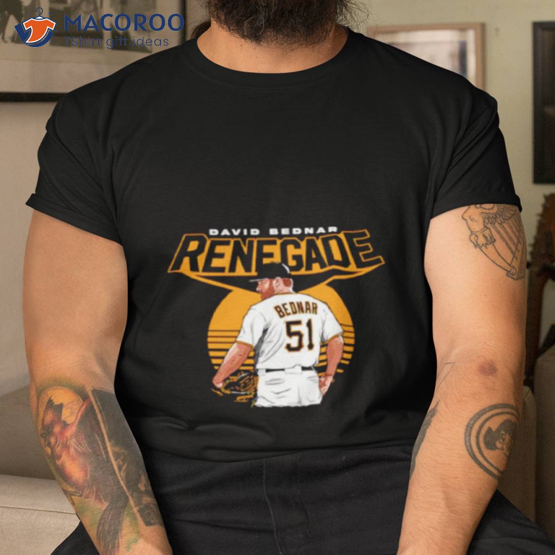 David Bednar Pittsburgh Pirates Renegade Shirt David Bednar Pittsburgh Pirates Renegade Shirt