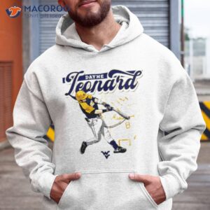 dayne leonard illustration west virginia university shirt hoodie