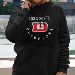 dc defender xfl champions 2023 shirt hoodie 2